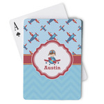 Airplane Theme Playing Cards (Personalized)
