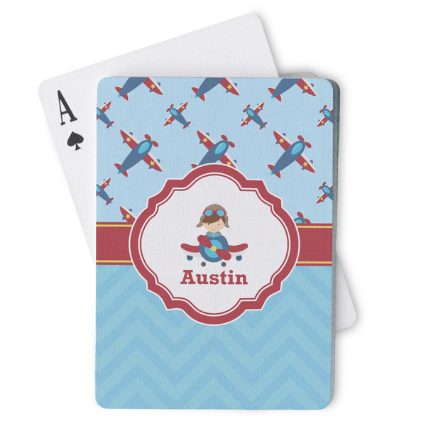 Custom Airplane Theme Playing Cards (Personalized)