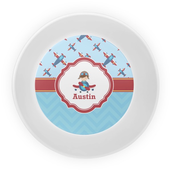 Airplane Theme Melamine Bowl - Center