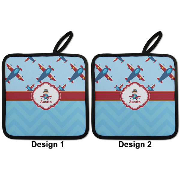 Airplane Theme Pot Holders - Set of 2 APPROVAL