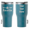Airplane Theme RTIC Tumbler - Dark Teal - Double Sided - Front & Back
