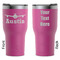 Airplane Theme RTIC Tumbler - Magenta - Double Sided - Front & Back