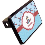 Airplane Theme Rectangular Trailer Hitch Cover - 2" (Personalized)
