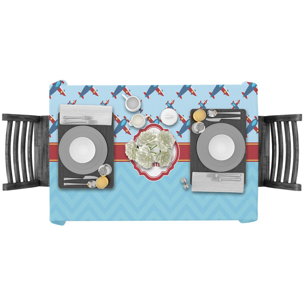 Airplane Theme Rectangular Tablecloths - LIFESTYLE
