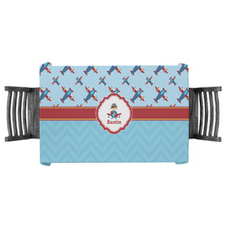 Airplane Theme Tablecloth - 58"x58" (Personalized)