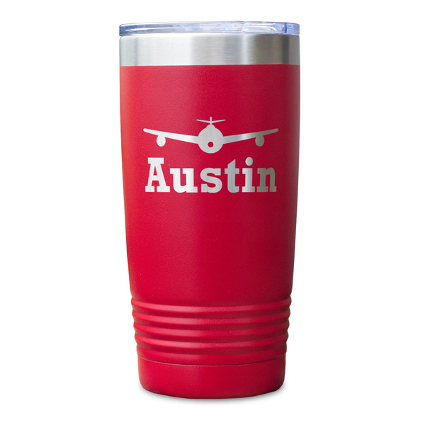 Airplane Theme Red Polar Camel Tumbler - 20oz - Single Sided - Approval