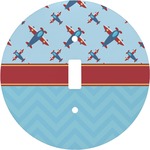 Airplane Theme Round Light Switch Cover