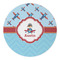 Airplane Theme Round Paper Coaster - Approval