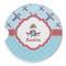 Airplane Theme Sandstone Car Coaster - Single (Personalized)