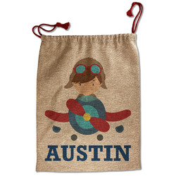 Airplane Theme Santa Sack - Front (Personalized)