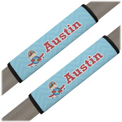 Airplane Theme Seat Belt Covers (Set of 2) (Personalized)