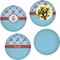 Airplane Theme Set of Lunch / Dinner Plates