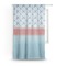Airplane Theme Sheer Curtain With Window and Rod