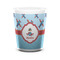 Airplane Theme Ceramic Shot Glass - 1.5 oz - White - Single (Personalized)