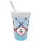 Airplane Theme Sippy Cup with Straw (Personalized)