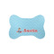 Airplane Theme Bone Shaped Dog Food Mat (Small) (Personalized)