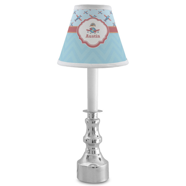 Airplane Theme Small Chandelier Lamp - LIFESTYLE (on candle stick)