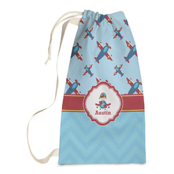 Airplane Theme Laundry Bags - Small (Personalized)