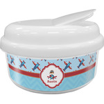Airplane Theme Snack Container (Personalized)