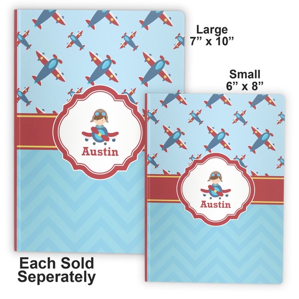 Airplane Theme Soft Cover Journal - Compare