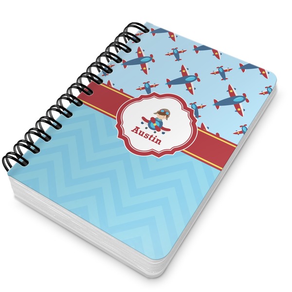 Airplane Theme Spiral Journal 5 x 7 - Main