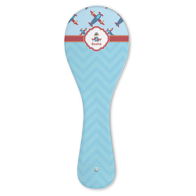 Airplane Theme Ceramic Spoon Rest (Personalized)