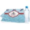 Airplane Theme Sports Towel Folded with Water Bottle