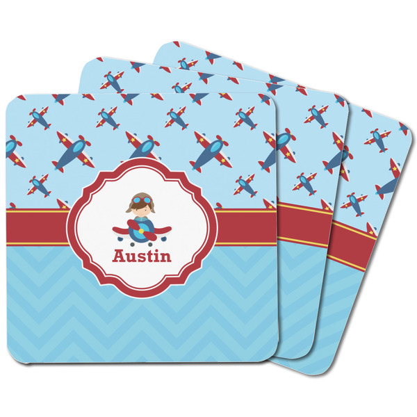 Airplane Theme Square Fridge Magnet - MAIN