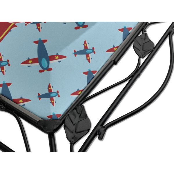 Airplane Theme Square Trivet - Detail