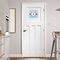 Airplane Theme Square Wall Decal on Door
