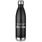 Airplane Theme Stainless Steel 26oz black water bottle single