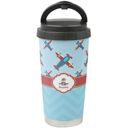 Airplane Theme Stainless Steel Coffee Tumbler (Personalized)
