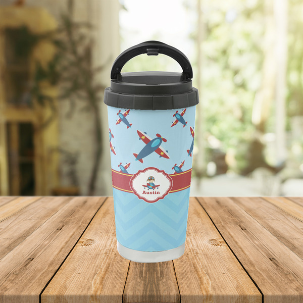 Airplane Theme Stainless Steel Travel Cup Lifestyle