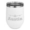 Airplane Theme Stemless Stainless Steel Wine Tumbler - White - Single Sided (Personalized)