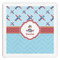Airplane Theme Paper Dinner Napkin - Front View