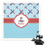 Airplane Theme Sublimation Transfer (Personalized)