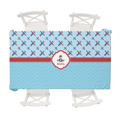 Airplane Theme Tablecloth - 58"x102" (Personalized)
