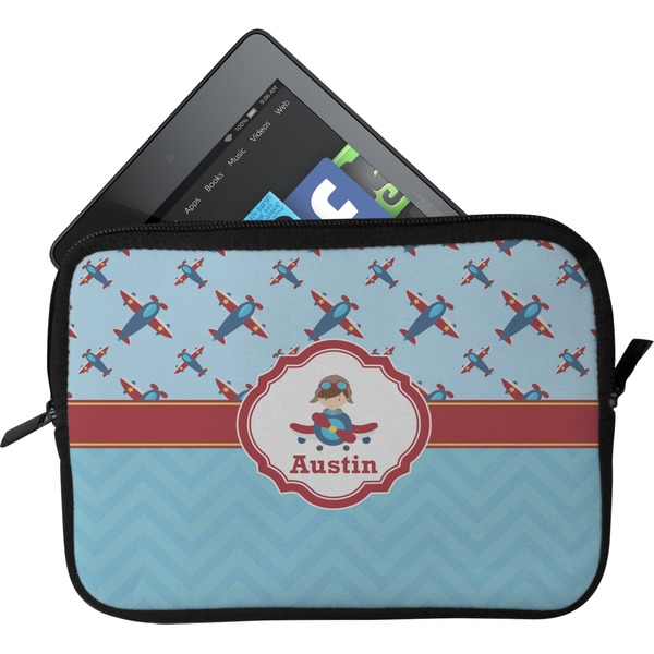 Custom Airplane Theme Tablet Case / Sleeve - Small (Personalized)