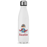 Airplane Theme Water Bottle - 17 oz. - Stainless Steel - Full Color Printing (Personalized)