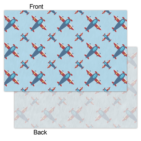 Airplane Theme Tissue Paper - Heavyweight - Small - Front & Back