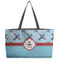 Airplane Theme Beach Totes Bag - w/ Black Handles (Personalized)