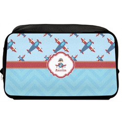 Airplane Theme Toiletry Bag / Dopp Kit (Personalized)