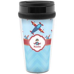 Airplane Theme Acrylic Travel Mug without Handle (Personalized)