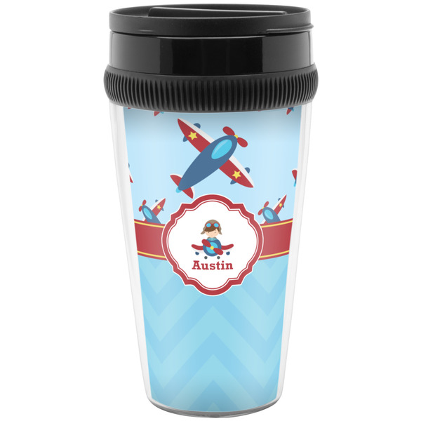 Custom Airplane Theme Acrylic Travel Mug without Handle (Personalized)
