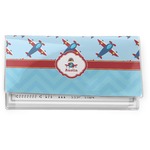 Airplane Theme Vinyl Checkbook Cover (Personalized)