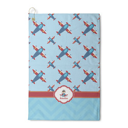 Airplane Theme Waffle Weave Golf Towel (Personalized)
