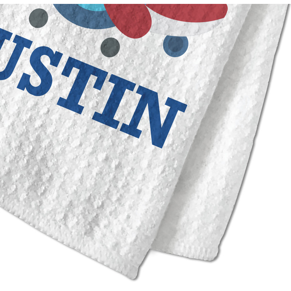 Airplane Theme Waffle Weave Towel - Closeup of Material Image