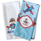 Airplane Theme Waffle Weave Towels - Two Print Styles