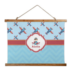 Airplane Theme Wall Hanging Tapestry - Wide (Personalized)