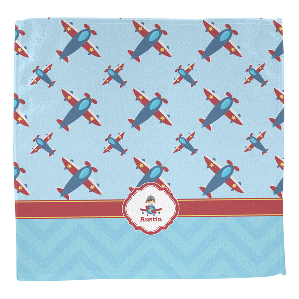 Airplane Theme Washcloth - Front - No Soap